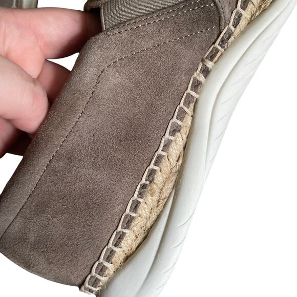 Sam Edelman | Kassie Espadrille Slip-Ons | Grey suede - Picture 3 of 7